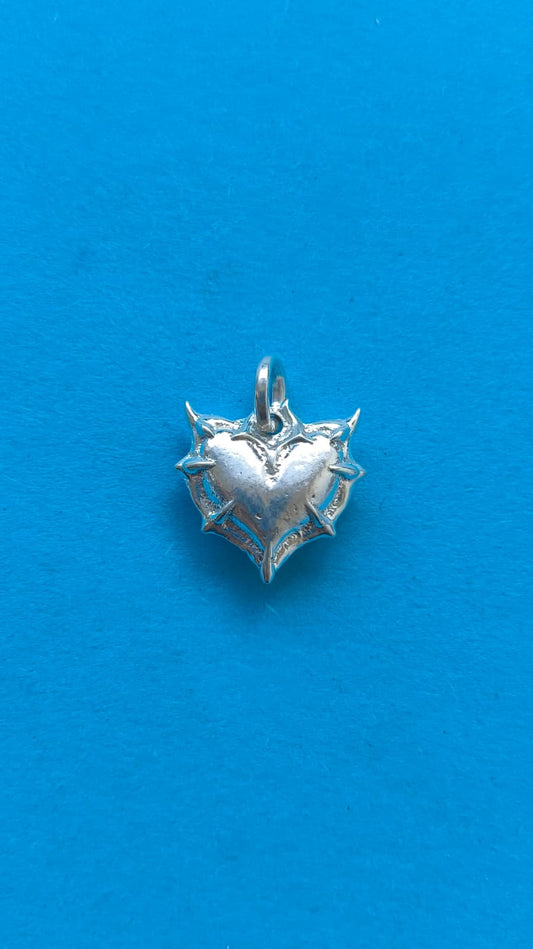 COSMIC HEART Pendant Necklace in 925 Silver