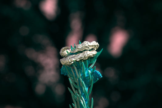 SPINE Ring - Alien Life Form - in 925 Silver