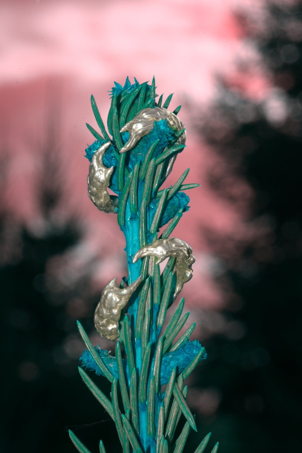 SPINE Ring - Alien Life Form - in 925 Silver