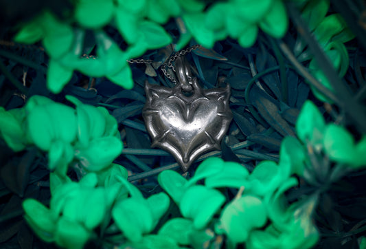COSMIC HEART Pendant Necklace in 925 Silver